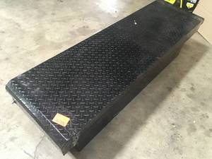 Husky  71.36 in. Matte Black Aluminum Full Size Crossbed Truck Tool Box customer return pictures