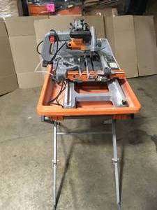 RIDGID12 Amp Corded 8 in. Tile Saw open box customer returns see pictures