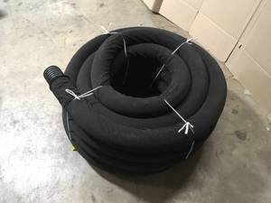 4 in. x 100 ft. Corex Drain Pipe Perforated with Sock
