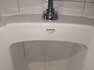 lot 76 image: Commercial Wall Mount Kohler Urinal