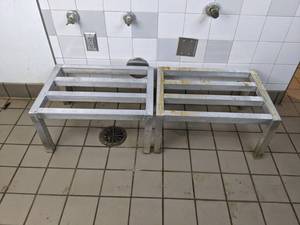 lot 59 image: (2) Commercial Restaurant Depot Dunnage Racks