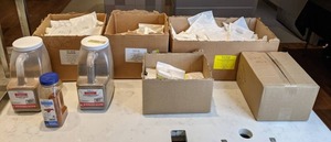lot 63 image: Boxes of Commercial Seasoning Mixes