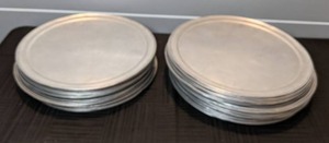 lot 36 image: (58) Commercial Round Pizza Pans