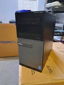 lot 1610 image: Dell Optiplex 3020 Desktop Computer Tower (for parts only)