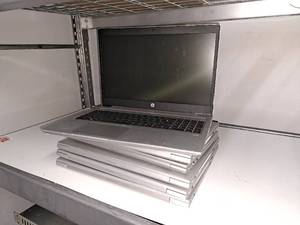 lot 1578A image: Lot of (6) HP HSN-I12C ProBook 455R G6 15 Laptop Computers (for parts only)