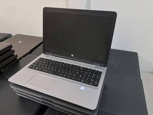 lot 1592 image: Lot of (5) HP ProBook 650 G2 15 Laptop Computers (for parts only)