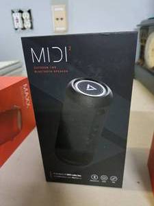 lot 1638 image: ADX Labs Inc Midi2 Outdoor TWS Bluetooth Speaker (New Sealed)