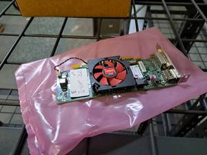 lot 1710 image: Lot of (4) AMD RADEON C26411 KCC-REM-ATI-102-C26405 HighLow Profile Graphics Cards (used)