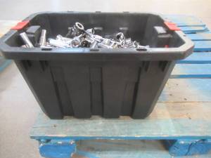 lot 238 image: Large Bin of Miscellaneous Sockets and More - Used in Warehouse. - SOLD AS IS