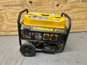 lot 23 image: FIRMAN 3650 Watt Recoil Start Gas Portable Generator