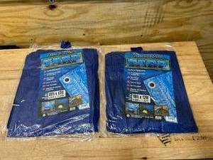 lot 41 image: Lot of 2- All Purpose Tarps (10 x 12)