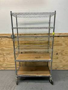 lot 34 image: Shelving Unit on Casters