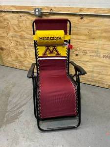lot 55 image: Minnesota Gophers Zero Gravity Chair