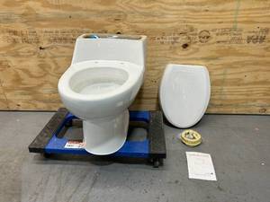 lot 78 image: SWISS MADISON SM-1T803 Chateau One Piece Elongated Toilet Dual Flush 0.81.28 GPF