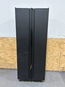 lot 117 image: HUSKY Regular Duty Welded 24-Gauge Steel Freestanding Garage Cabinet in Black (31 in. W x 75 in. H x 20 in. D)