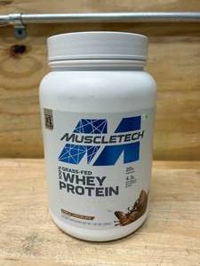 lot 110 image: MuscleTech Grass Fed Whey Protein Powder (28.8 ounces)