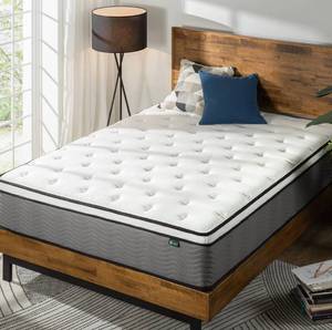 lot 2 image: ZINUS 12 Inch Support Plus Pocket Spring Hybrid Mattress
