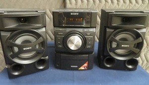 lot 19 image: SONY SYSTEM WITH 2 SPEAKERS