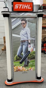 LIGHTED 3 SIDED STIHL DISPLAY