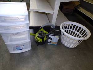 12v Vacuum, Sterilight 4 drawer Storage Unit with Aromatherapy Diffuser and basket
