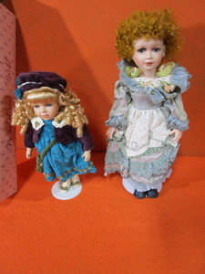 (2) Porcelain Dolls (1) 24 (1) 16