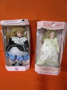 (2) Porcelain Dolls 16