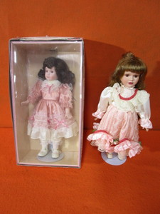 (2) Porcelain Dolls 16