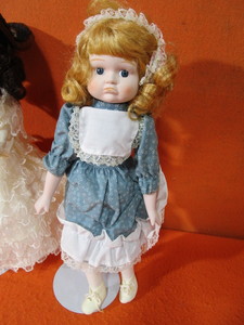 (2) Porcelain Dolls 16
