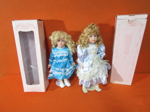 (2) Porcelain Dolls 24