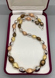 lot 3 image: Camrose & Kross Sterling Silver Beaded Necklace with Certificate