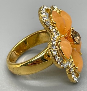 lot 26 image: Dazzling Flower Shaped Ring by Joan Rivers
