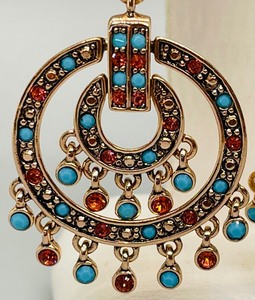 lot 47 image: Fun and Festive Artisan Earrings