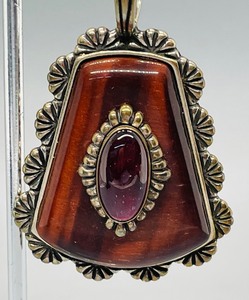 lot 80 image: Carolyn Pollack Sterling Silver Pendant with Hinged Toggle