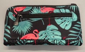 lot 132 image: Fun Flamingo Themed Lug Tram Wallet