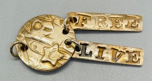 lot 166 image: LRS Live Free Pendant
