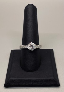 lot 167 image: Fabulous Sterling Silver and Cubic Zirconia Ring