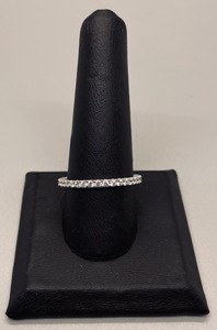 lot 197 image: Spectacular Sterling Ring with Cubic Zirconia Accents