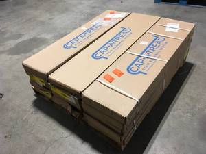 Pallet of Cap A Tread Lighthouse Oak 47 in. L x 12-18 in. D x 1-1116 in. H Vinyl Overlay to Cover Stairs 1 in. Thick review pictures