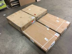 Lot of assorted Cabinets and shelves various models and conditions customer returns see pictures