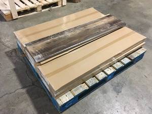 Pallet with 13 cases of Vinyl Pro Classic Redefined Pine 1 in. T x 11-12 in. W x 48-516 in. L Vinyl Stair Tread review pictures