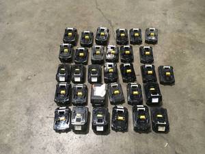 Lot of assorted Makita 18V Batteries various conditions customer returns review pictures
