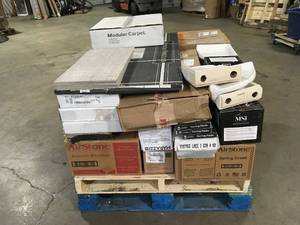 Pallet with assorted Ceramic Tiles customer returns review pictures