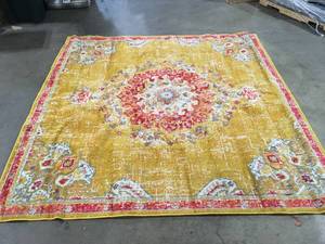 Unique Loom Penrose Alexis Gold 8 ft. x 8 ft. Square Rug Review all pictures