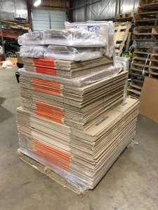 Mix Lot of assorted Home Depot Storage Boxes, All Sizes, Review all pictures