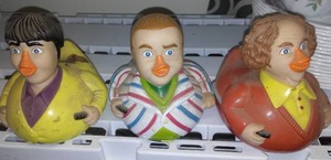 lot 4 image: 3 Stooges Rubber Duck Bodies