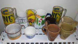 lot 9 image: World Market Mugs, Speedy Gonzales Glass, And More