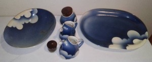lot 62 image: Nikko Venture Stoneware Serving Accessories By Aida Associates