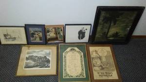 lot 77 image: Vintage Artwork