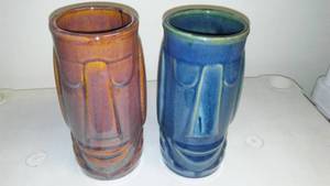 lot 109 image: Libbey Tiki Glasses
