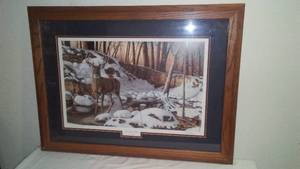 lot 146 image: Jim Hansel River Bottom Buck Print, Limited Edition.